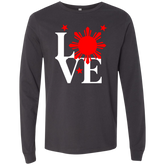 Love with Red Sun and Stars Unisex Jersey Long Sleeve T-Shirt